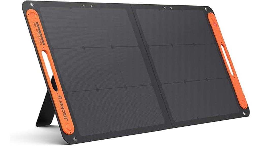 100w bifacial portable panel