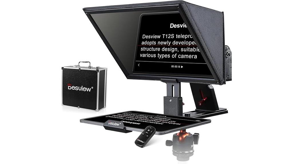 12 9 inch metal teleprompter