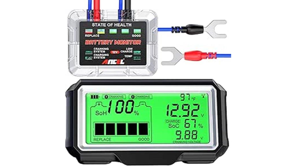 12v battery monitoring device