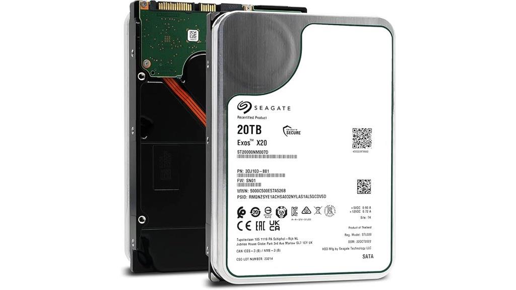 20tb 7 2k sata drive