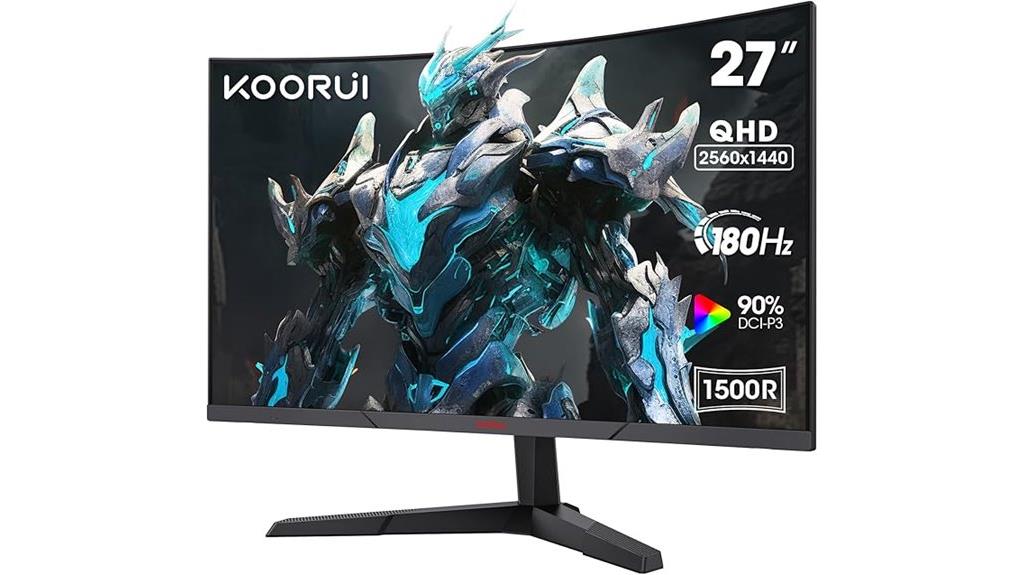 27 inch curved gaming monitor