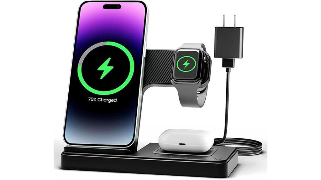 3 in 1 iphone wireless charger