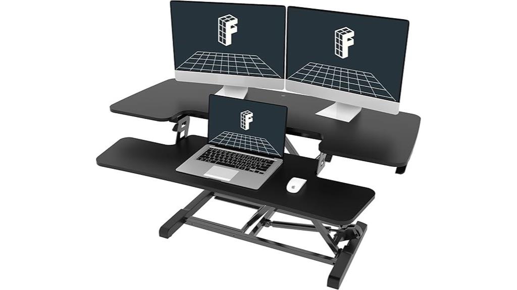 40 inch sit stand desk