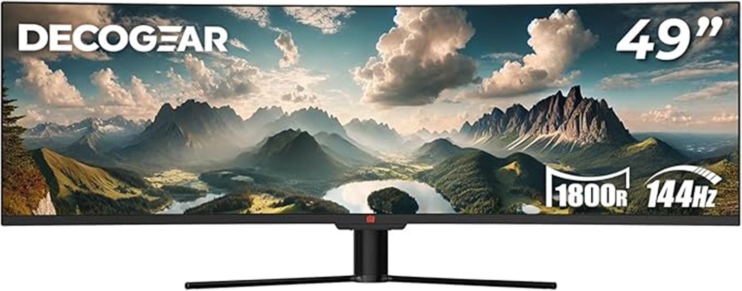 49 inch curved gaming monitor