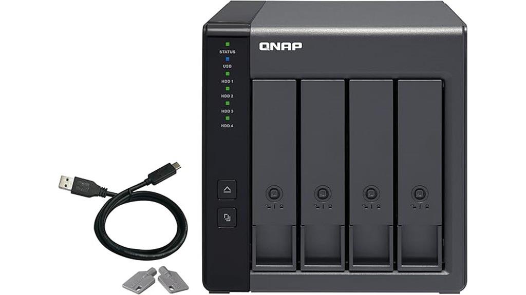 4 bay usb c das