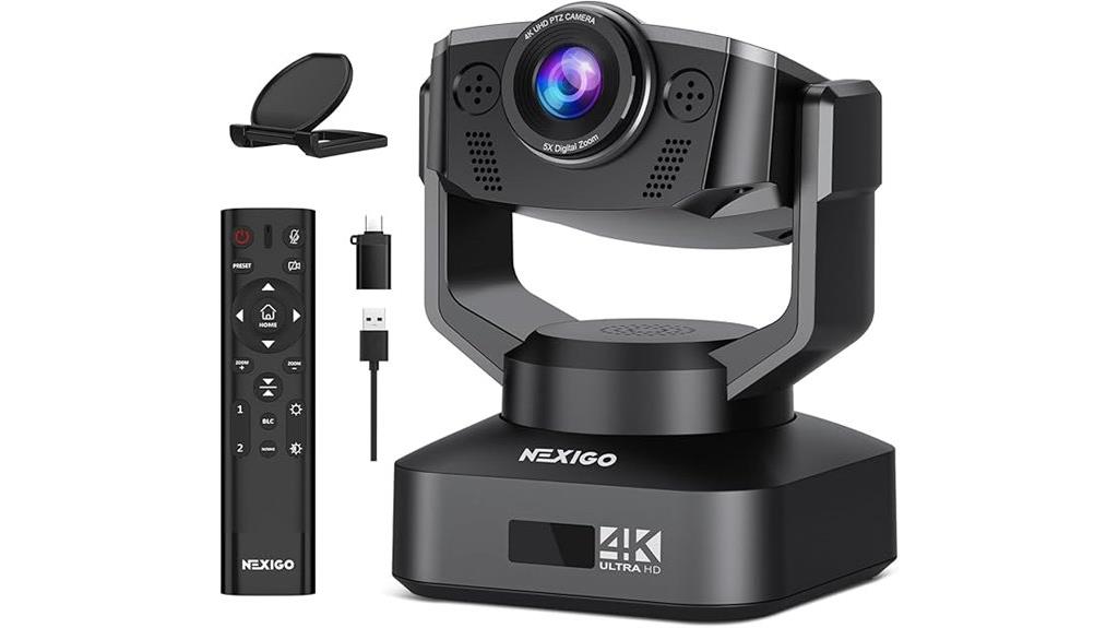 4k ptz webcam with audio