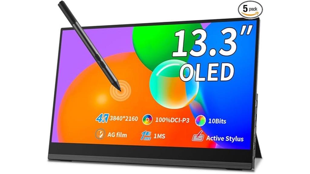 4k touchscreen portable display