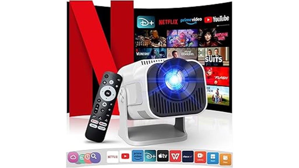 4k wifi portable projector
