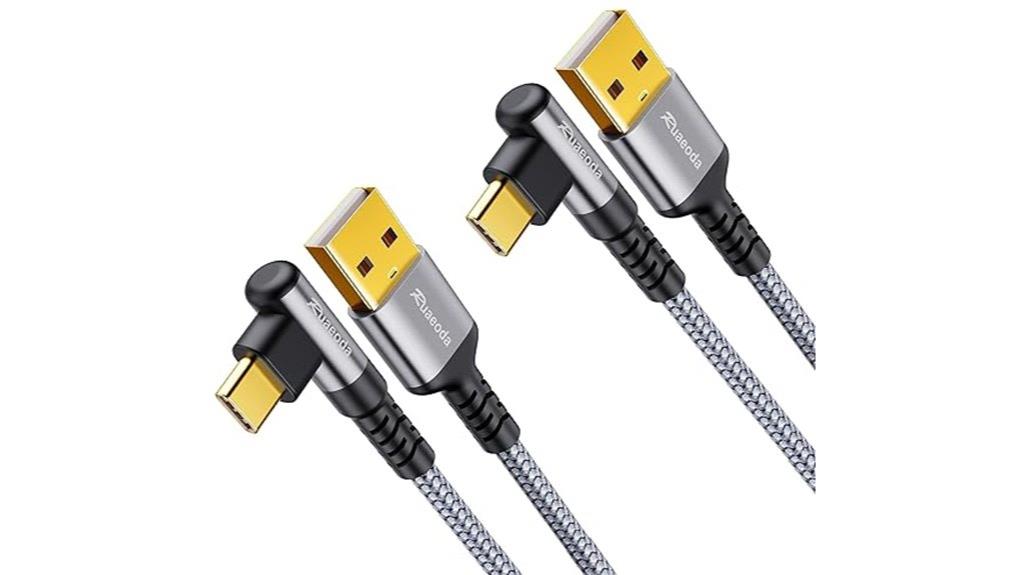 6 ft nylon braided cables