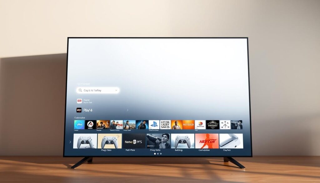 PS5 user interface