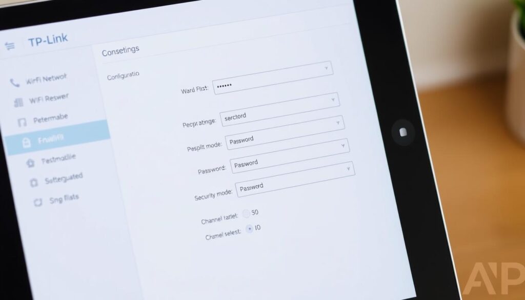 TP-Link WiFi settings configuration