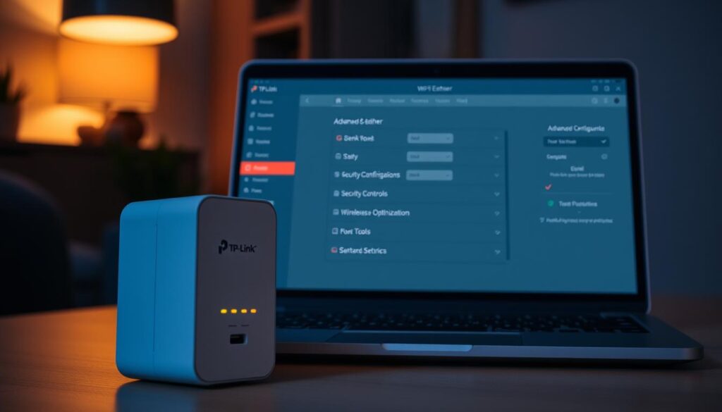TP-Link advanced settings