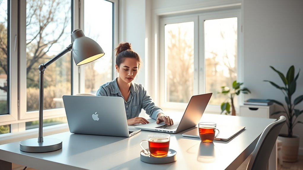 adjust lighting for wellbeing