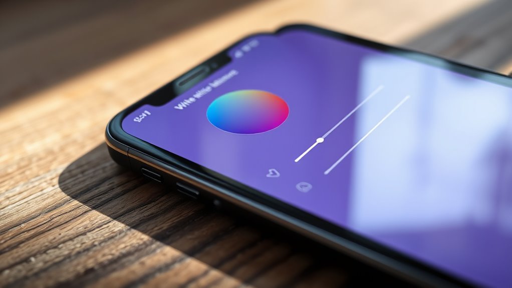 adjust white balance settings
