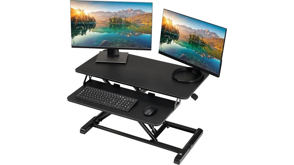 adjustable 32 inch sit stand