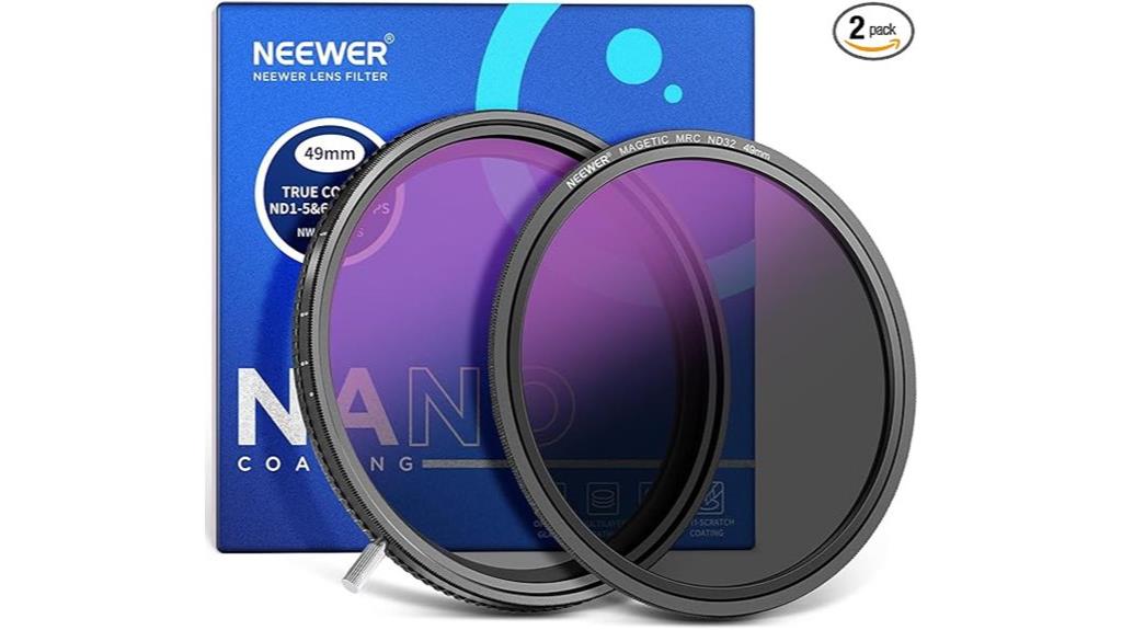 adjustable 49mm nd filter