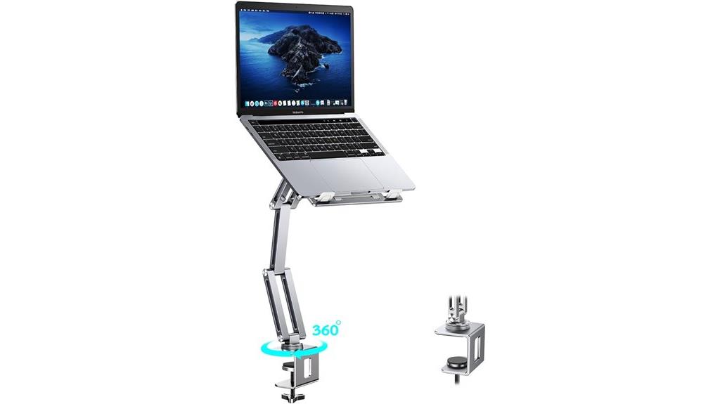 adjustable aluminum laptop stand