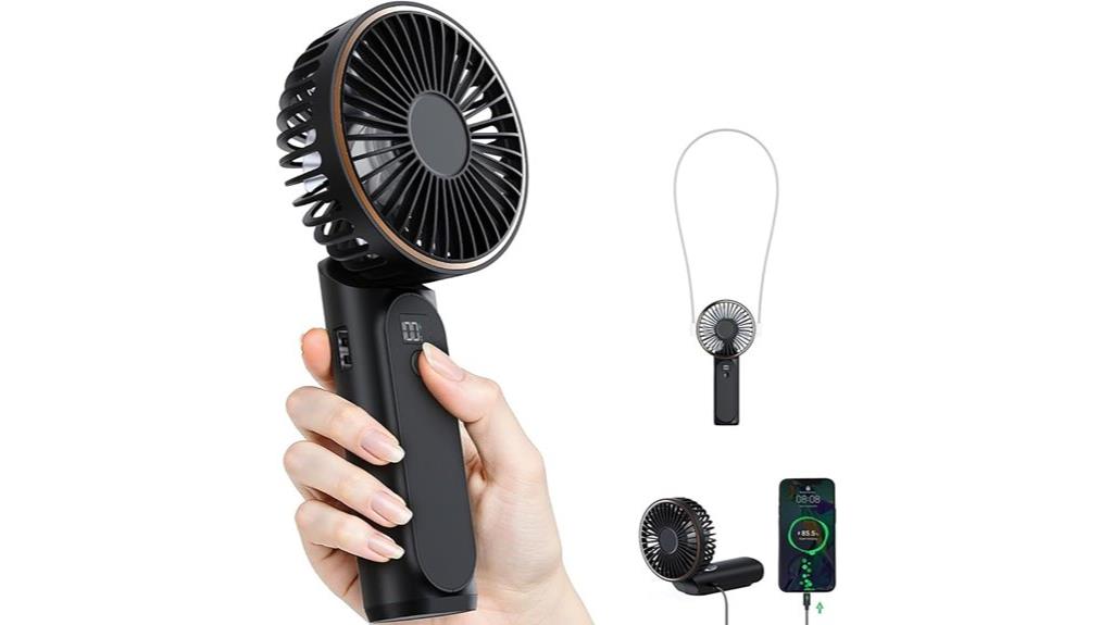 adjustable usb rechargeable fan