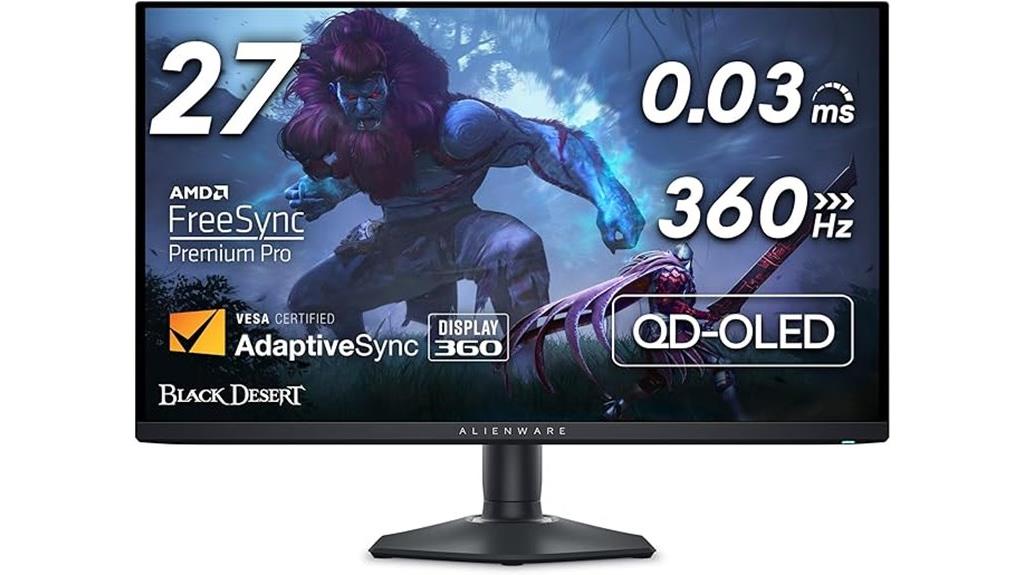 alienware oled 360hz monitor
