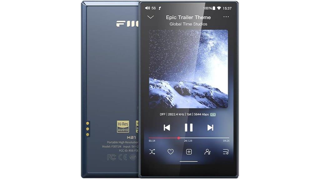 android 13 portable music player