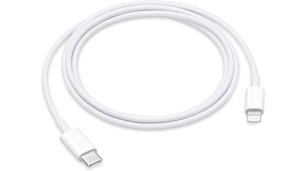 apple usb c lightning cable
