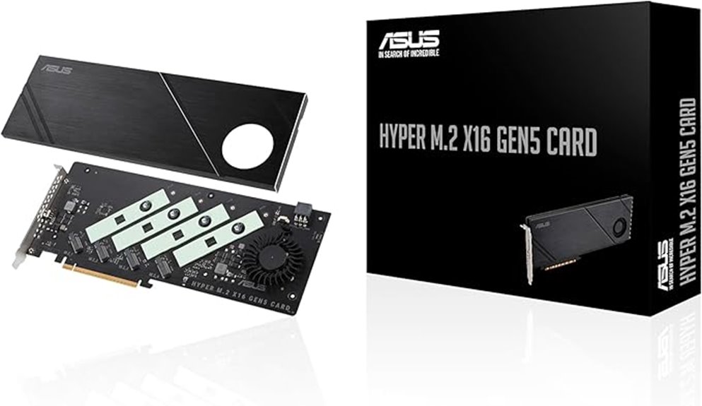asus pcie m 2 card
