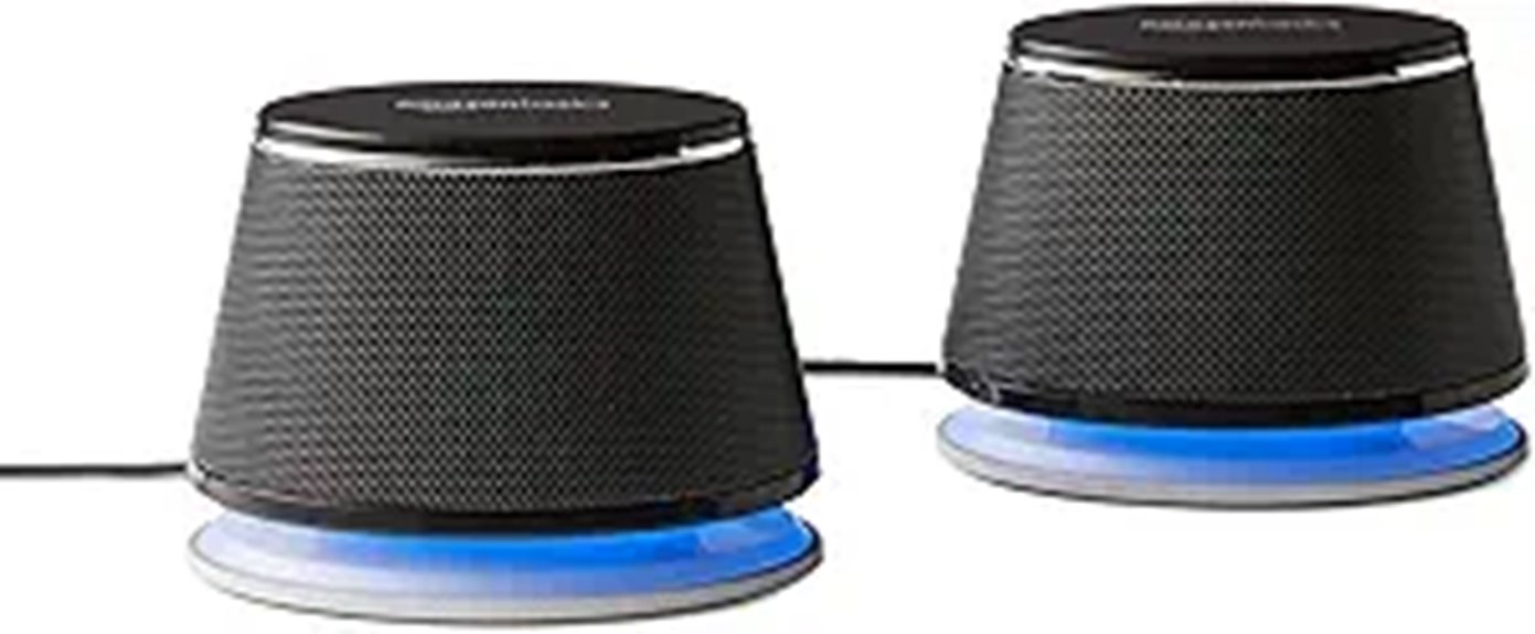 basic pc stereo speakers