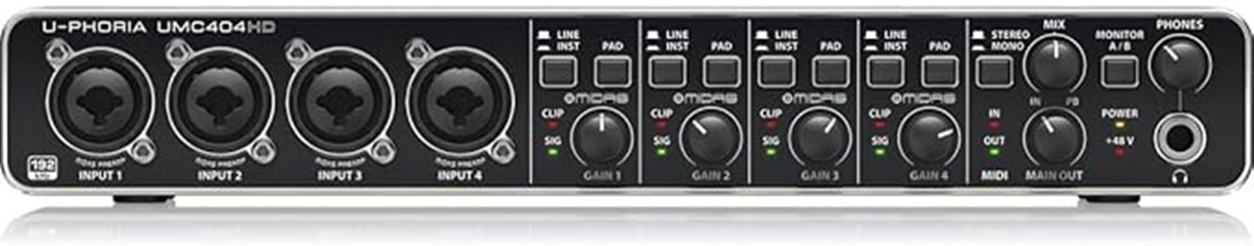 behringer umc404hd audio interface