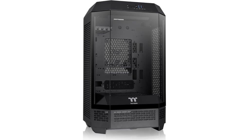 black micro atx tower