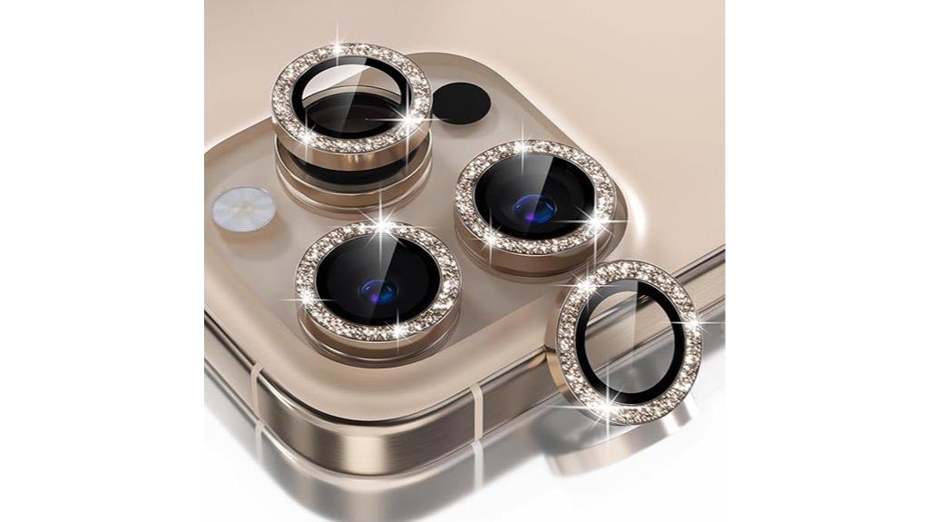 bling tempered camera protector