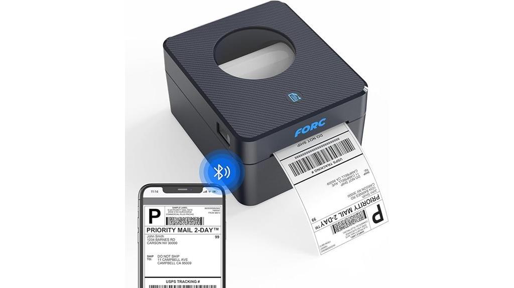 bluetooth 4x6 label printer