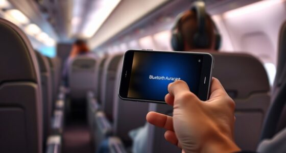bluetooth auracast flight sharing