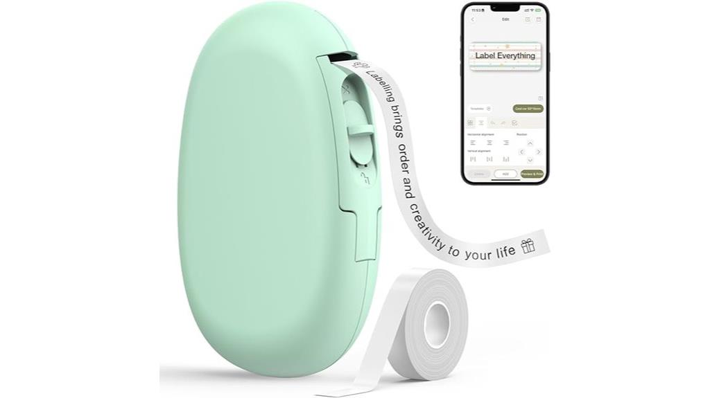 bluetooth label maker device