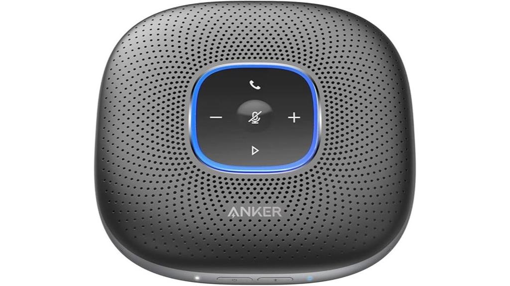 bluetooth speakerphone with microphones