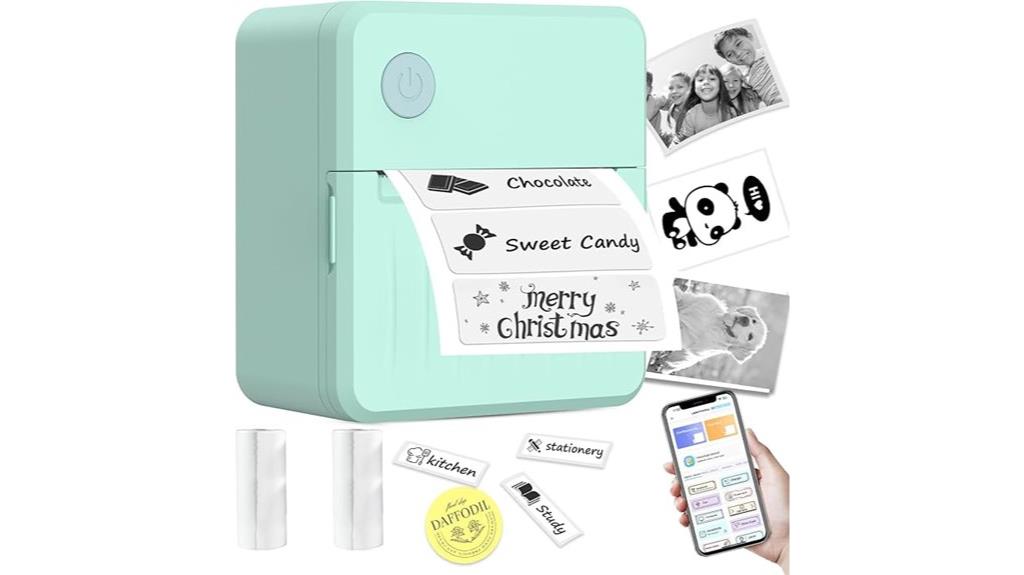 bluetooth thermal label maker
