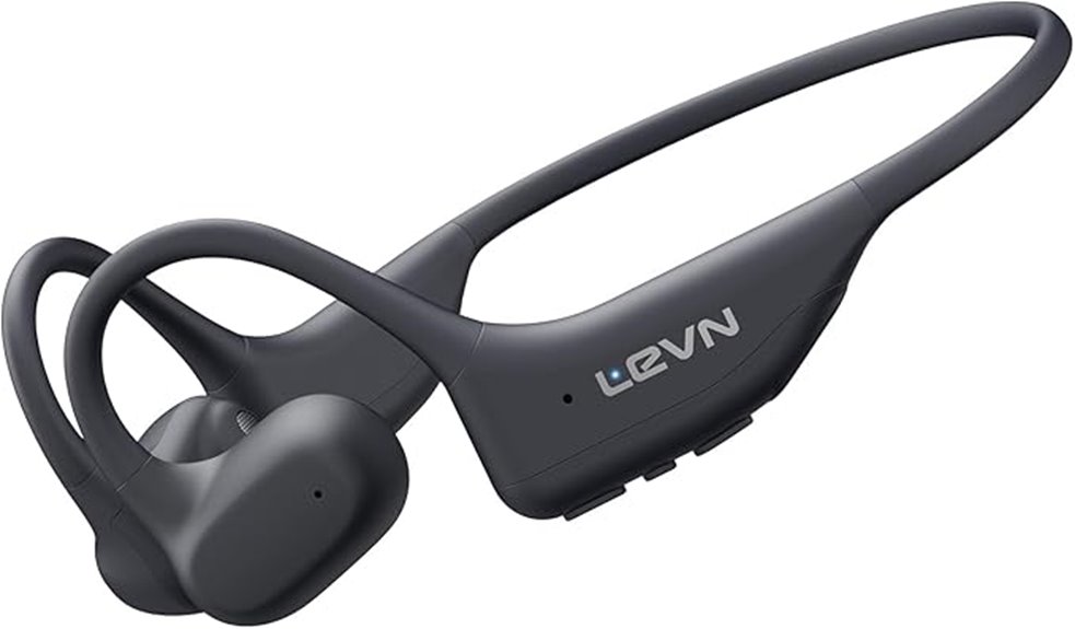 bone conduction headphones with microphone