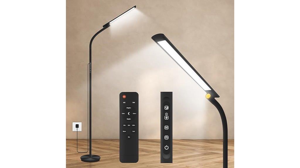 bright adjustable led floor lamp
