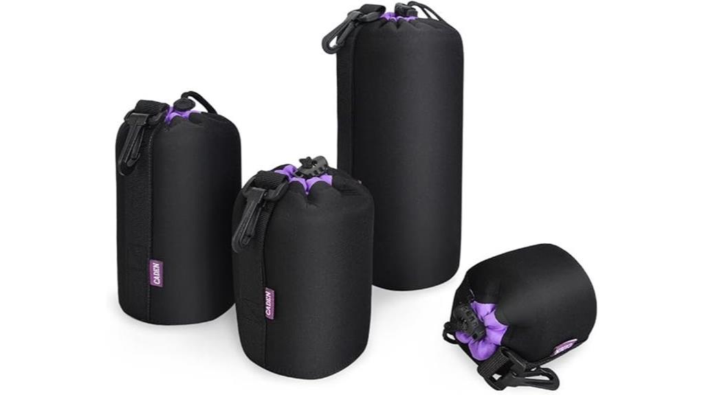 camera lens pouch set