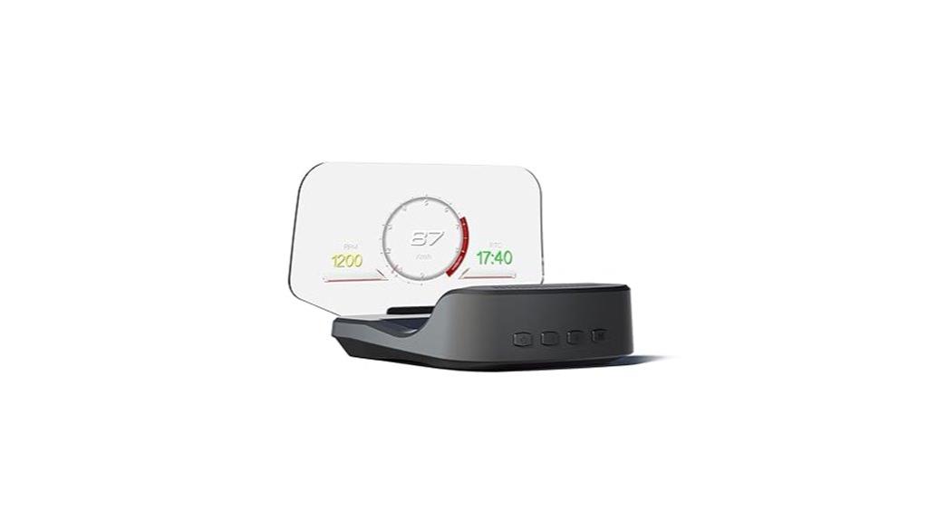 car hud with obd2 data