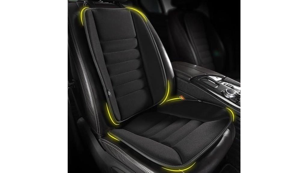 car seat cushion with back support