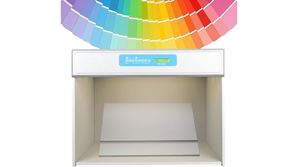 color test light box