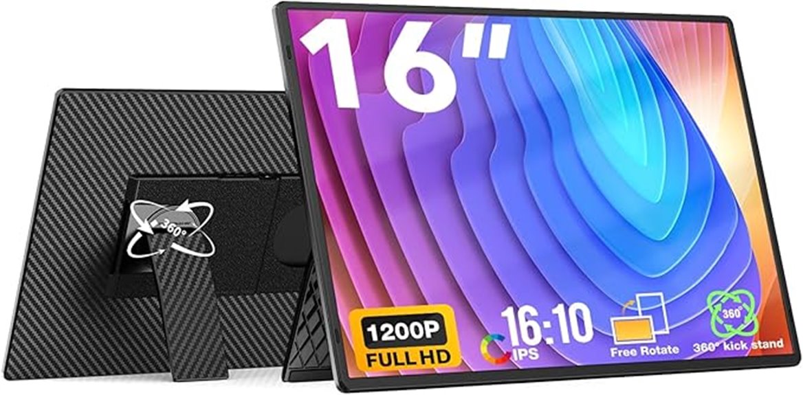 compact 16 inch fhd monitor