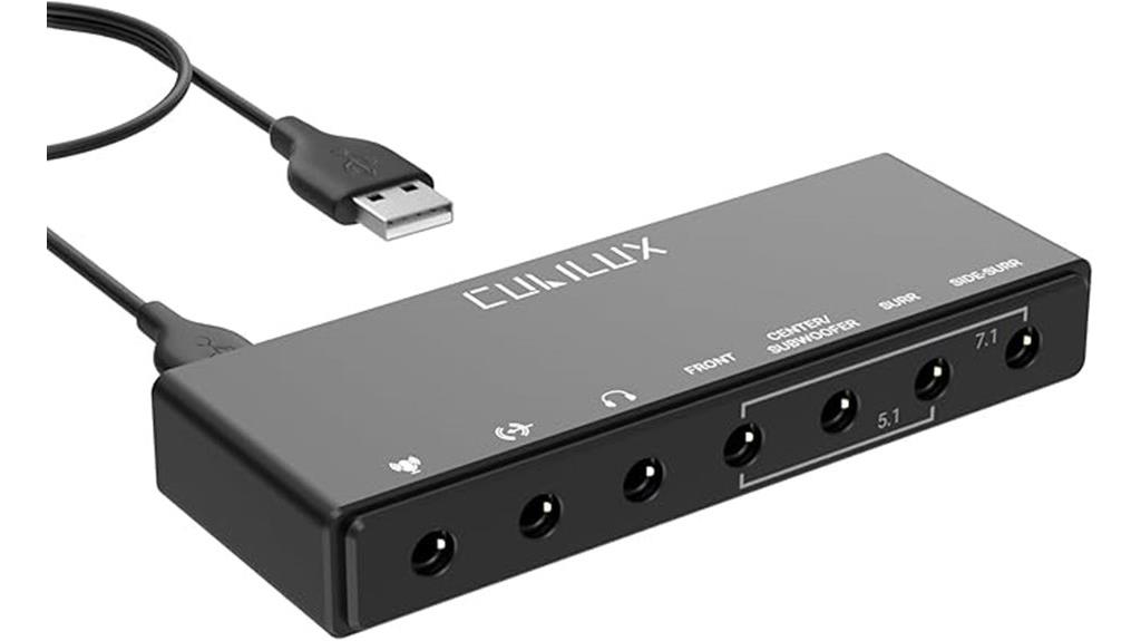 cubilux 7 1 usb sound