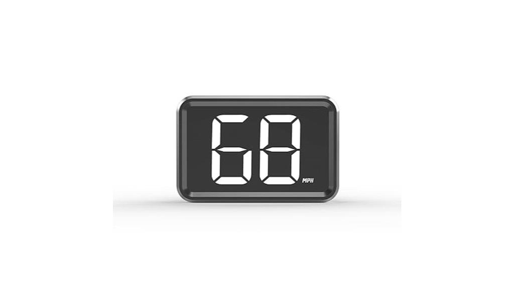 digital mph speed display