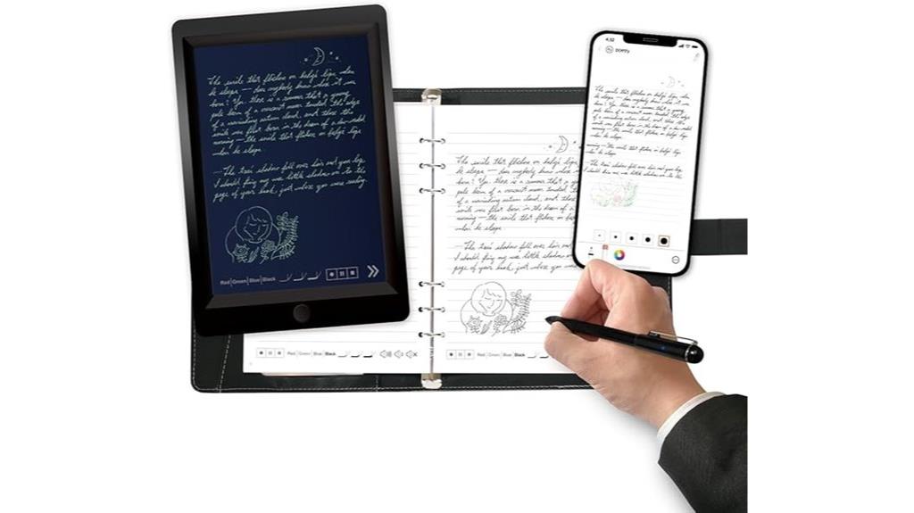 digital pen notebook set