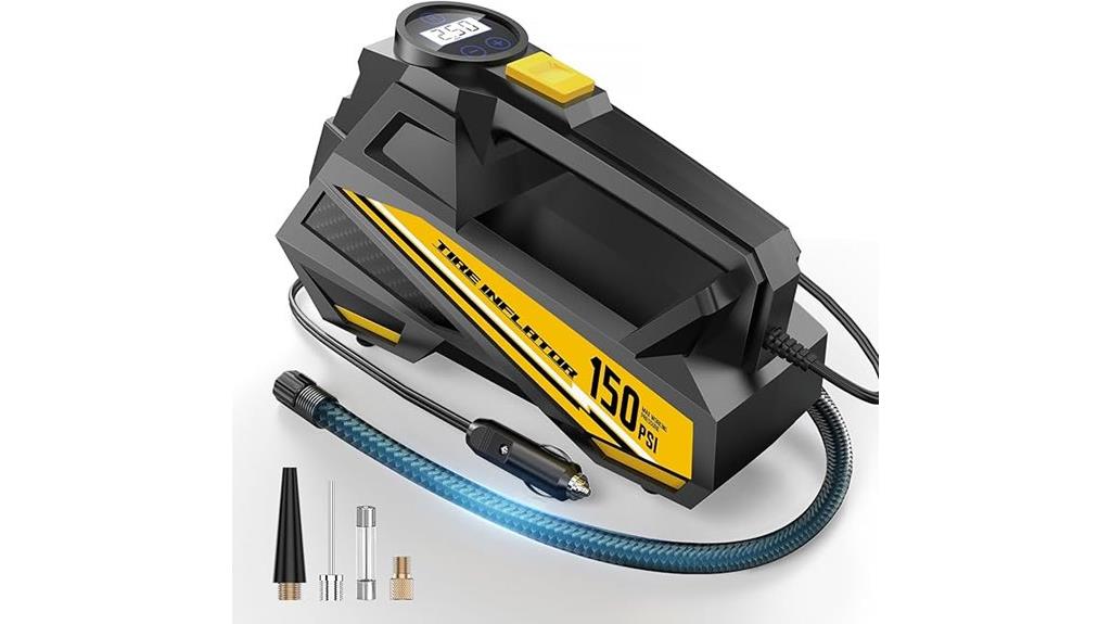 digital tire inflator compact
