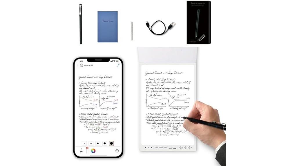 digital writing and sketching