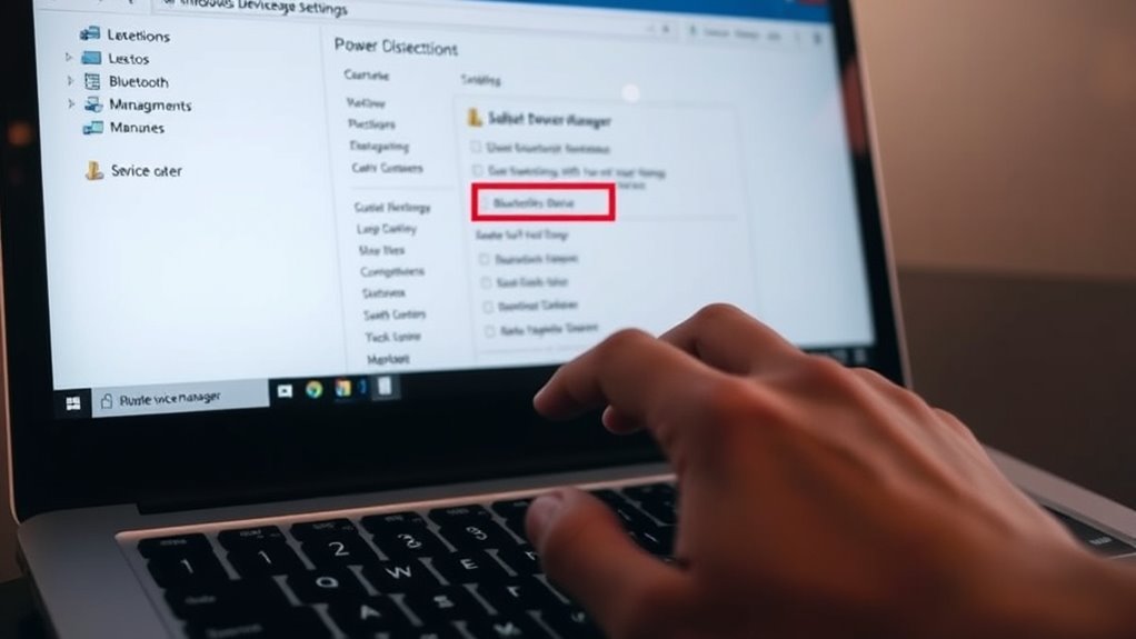 disable bluetooth power saving