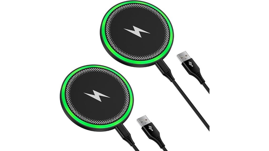 dual 15w wireless chargers