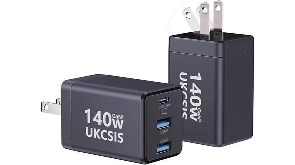 dual gan usb c chargers